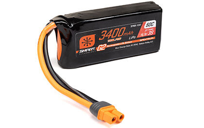 Smart G2 Trail Pro 3400mAh 3S 11.1V 50C LiPo w/ IC3