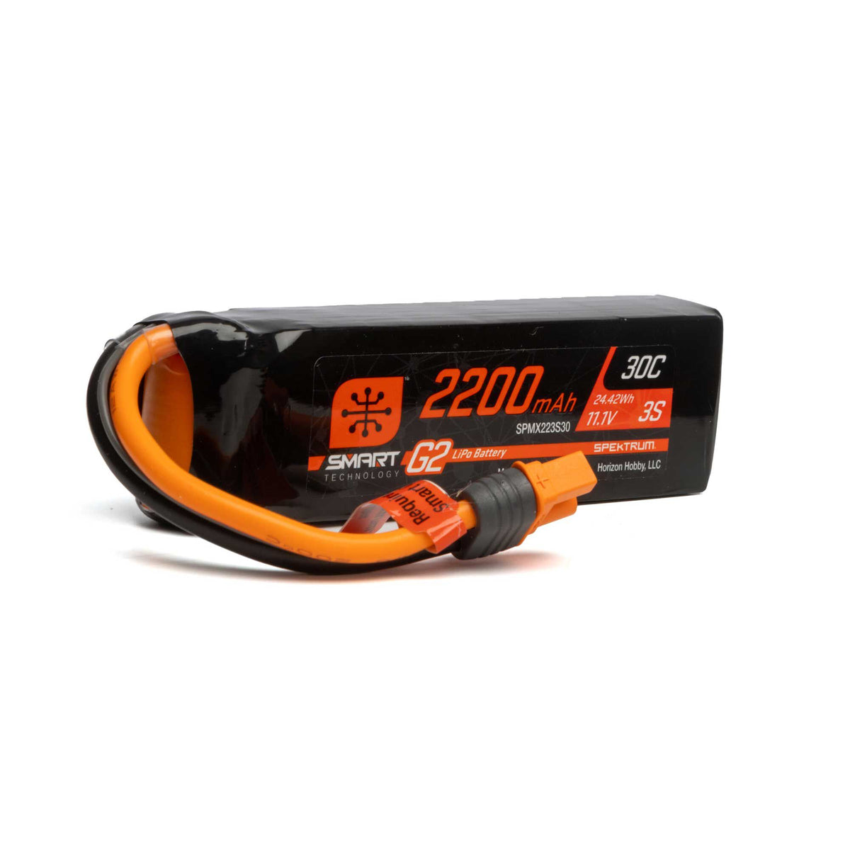 2200mAh 3S 11.1V Smart G2 LiPo 30C; IC3