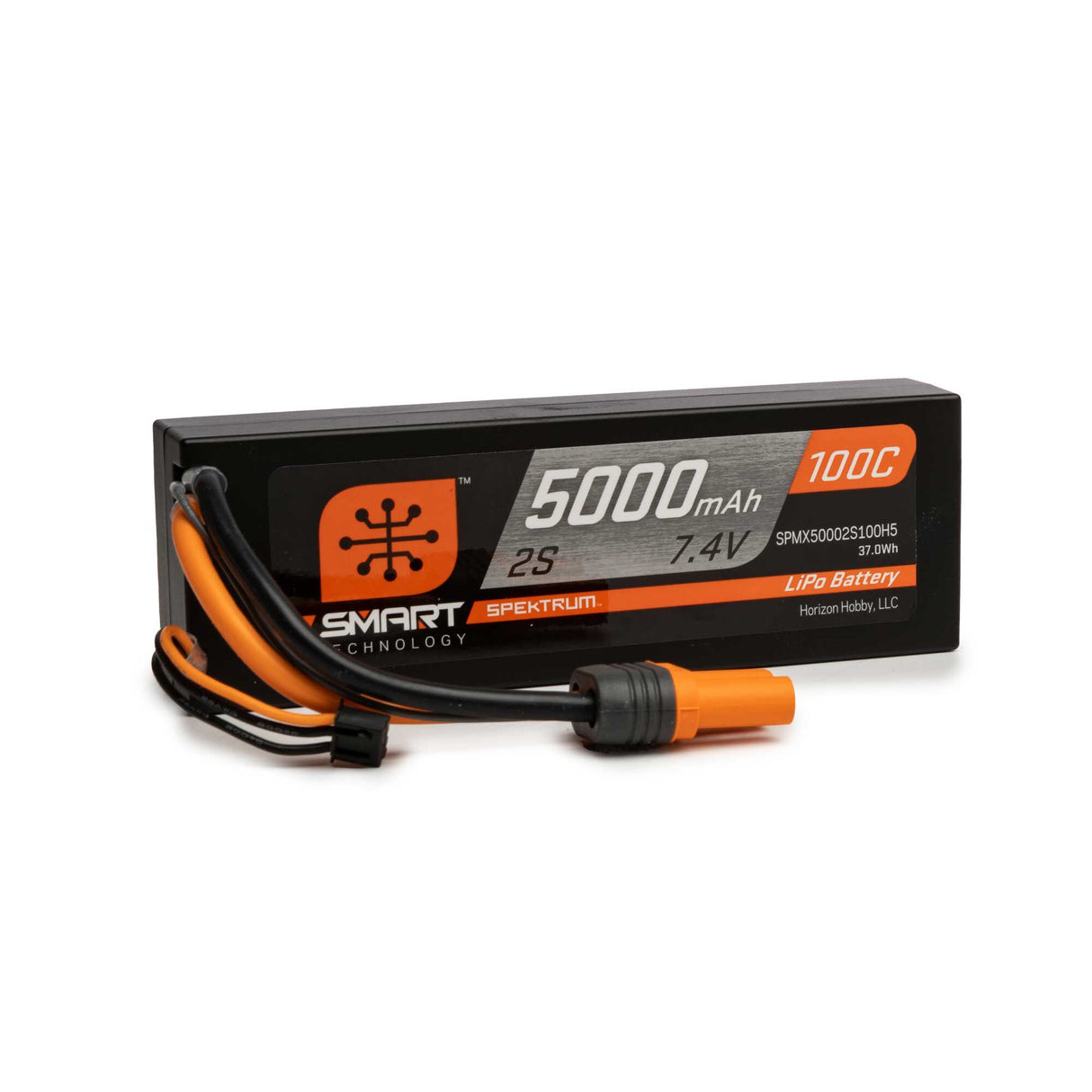 5000mAh 2S 7.4V 100C Smart LiPo Hardcase; IC5