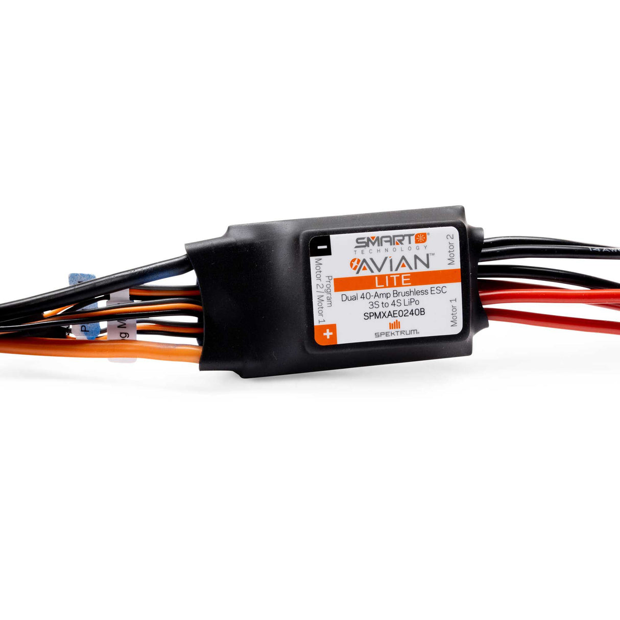Avian 40-Amp Dual Smart Lite BL ESC; 3S-4S IC3