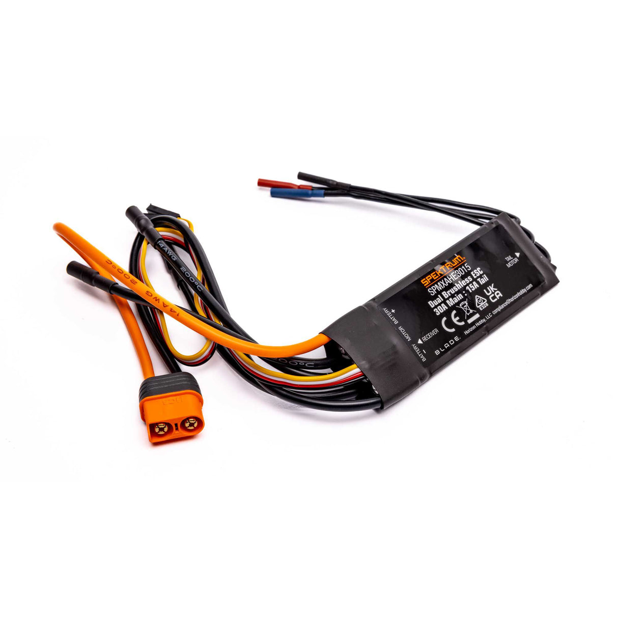 Avian Dual ESC 30A Main 15A Tail 3S-4S:Eclipse 360