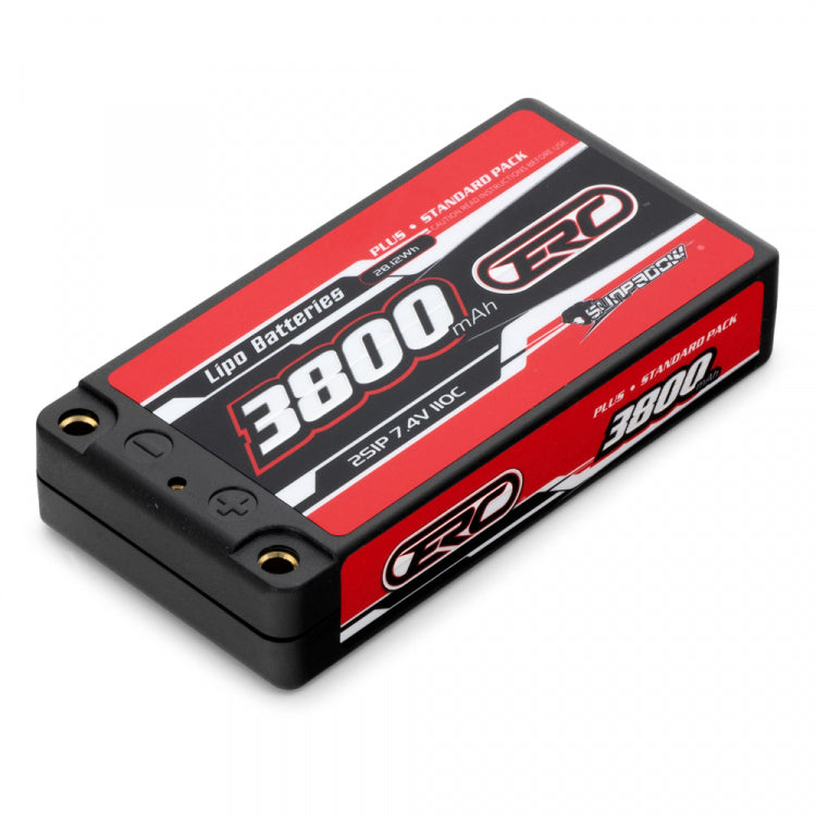Li-Po Battery 2S 7,4V 3800mAh 110C Hard 4mm Shorty LCG