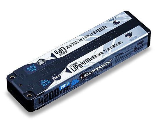 Li-Po Battery 2S 7,4V 4200mAh 120C Slim Stick Platin*