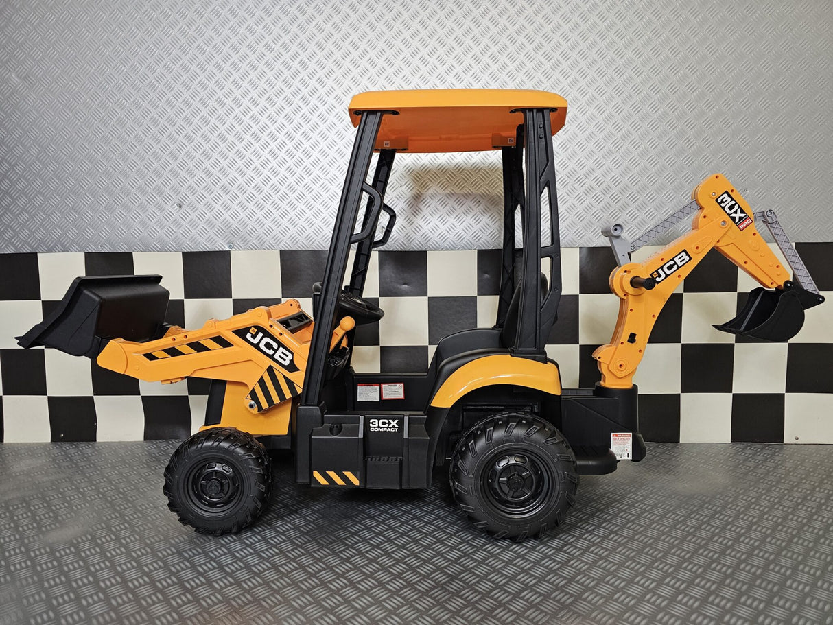 JCB Sitemaster 12V barntraktor med tak