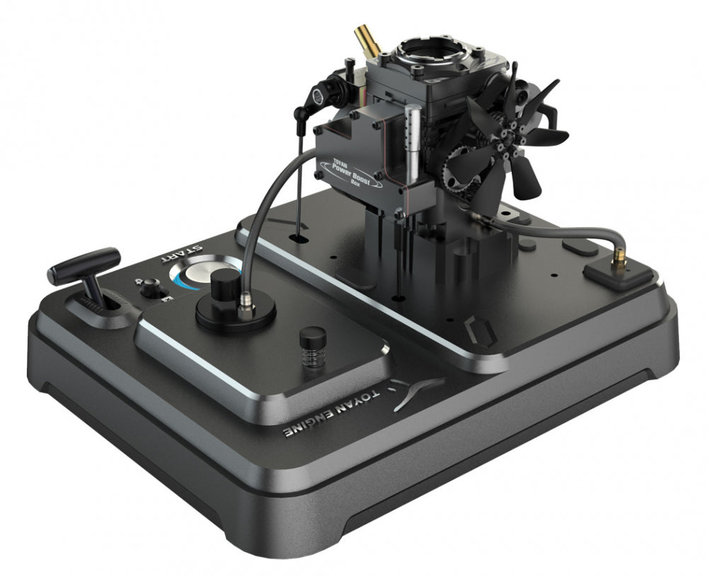 FS-S100AT1D-XP 1-Cyl Methanol Engine 4-Stroke "Visible" Ready Built