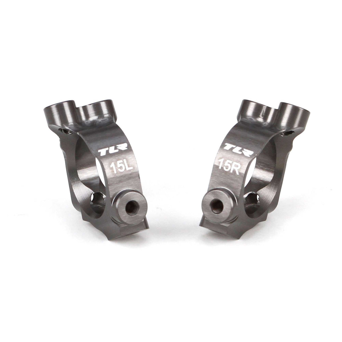 Castor Block Set, 15 degrees, Aluminum: 22-4