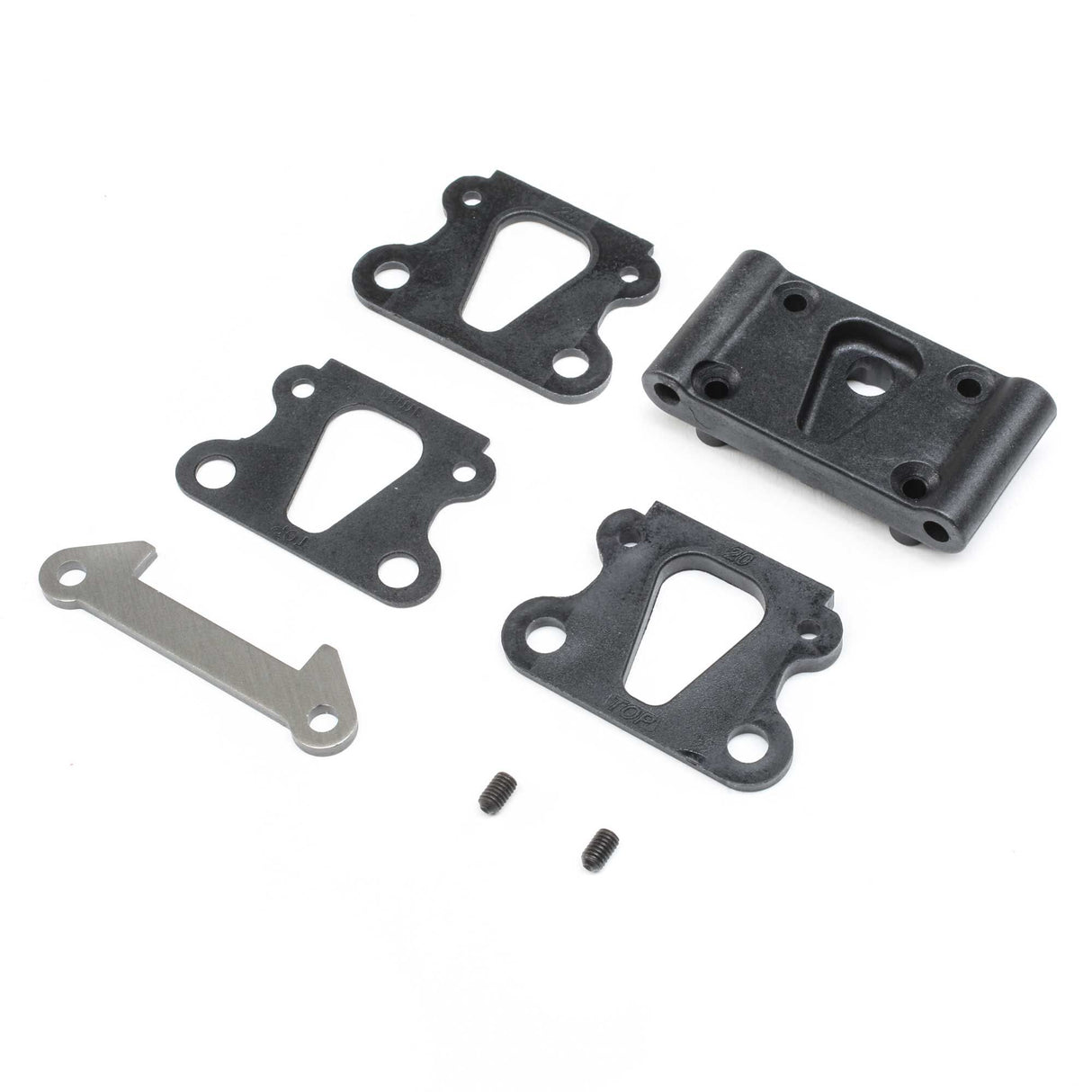 Front Pivot, w/Brace & Kick Shims: All 22