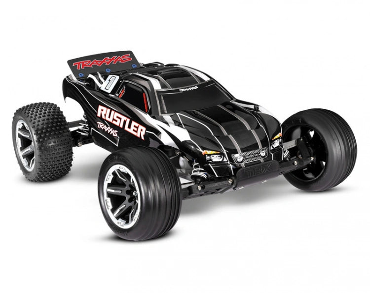 TILBUD - Traxxas Rustler Stadium Truck m. batteri og lader - 50 km/t!
