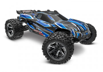 Traxxas 67376-4 Rustler 4x4 VXL 1/10 RTR TQi TSM EHD Blå