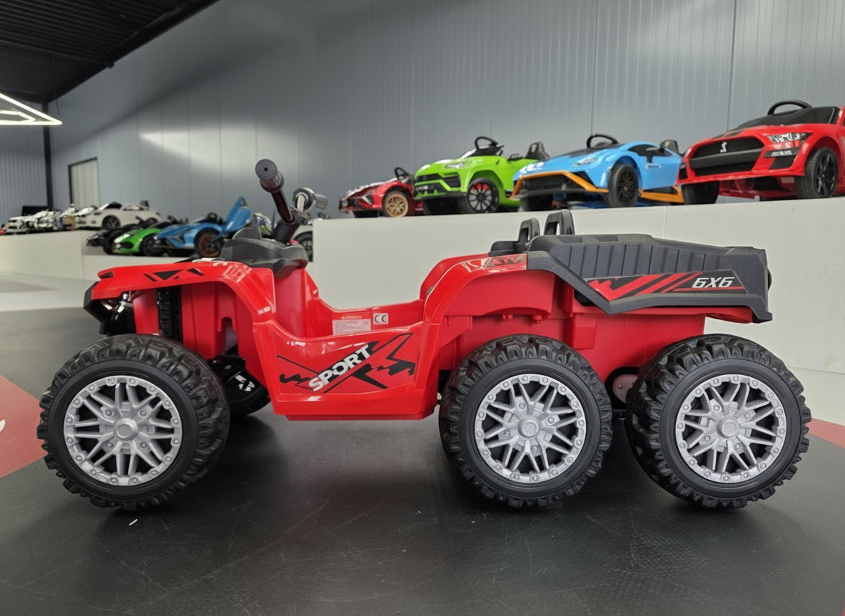 TrailBlazer 24V 6-hjulet børnequad med lad