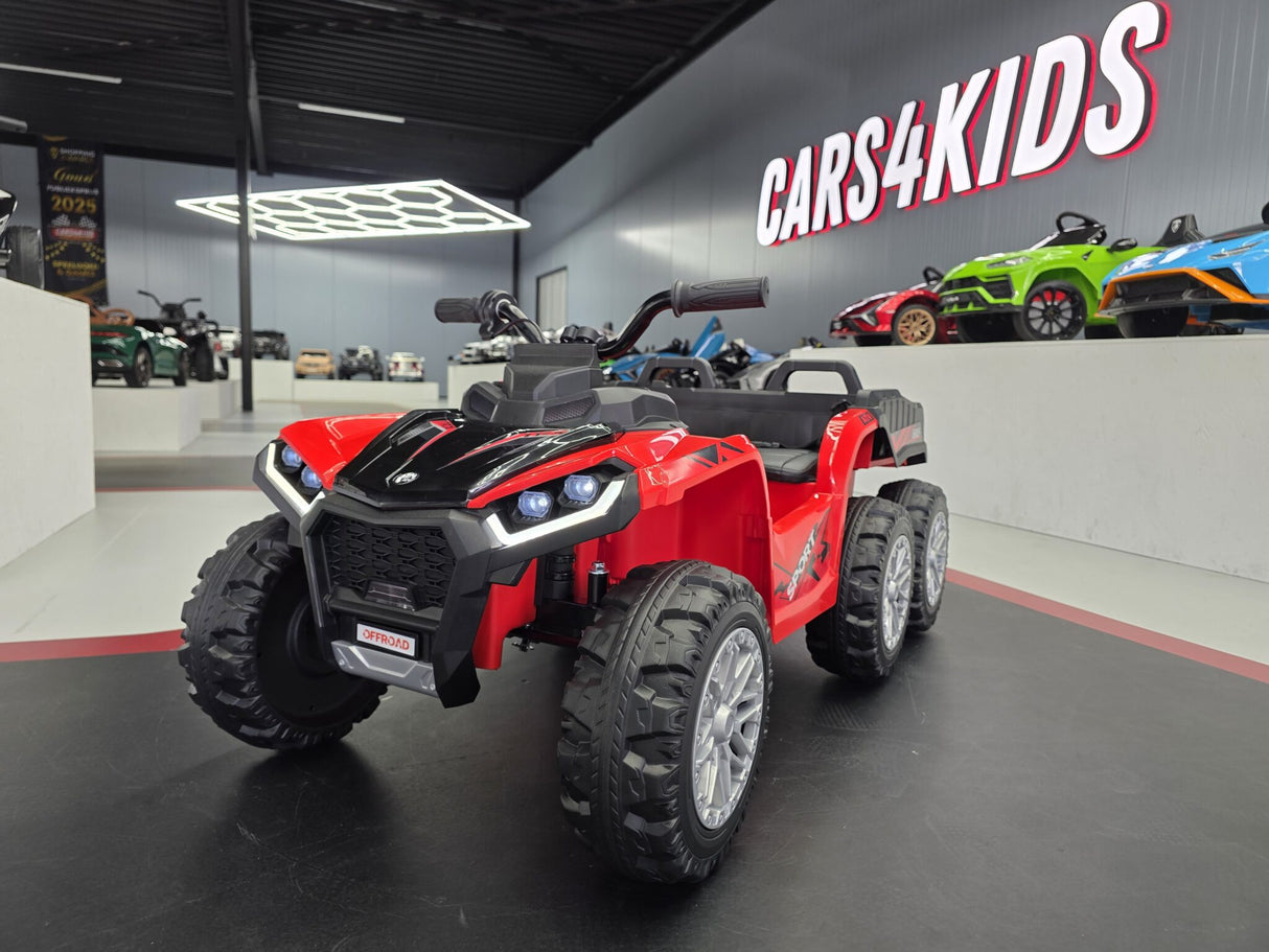 TrailBlazer 24V 6-hjulet børnequad med lad