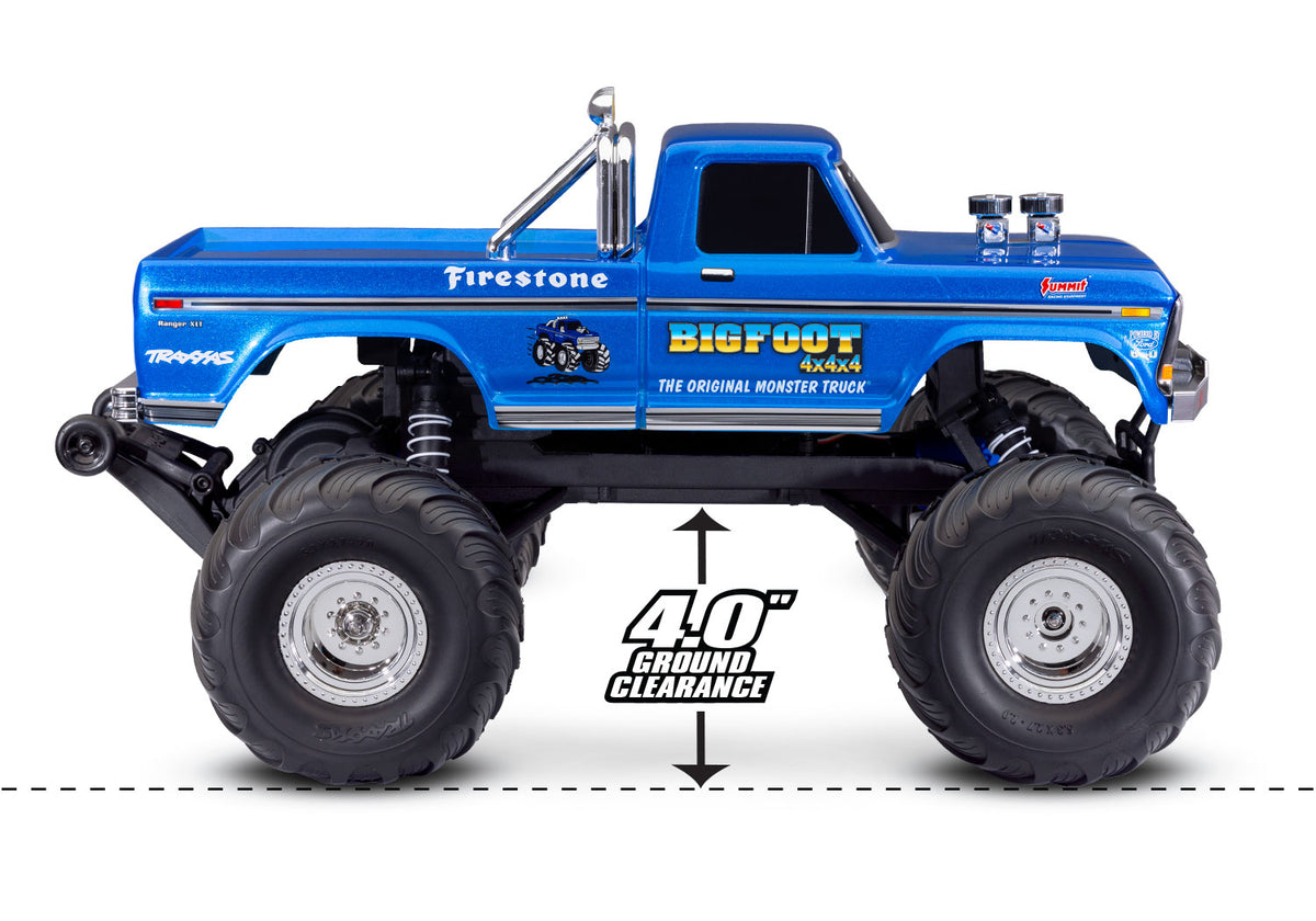 Traxxas 36234-8-R5 BIGFOOT No.1 1/10 RTR TQ EHD USB-C Charger/ 7 cell NiMH 3000mAh