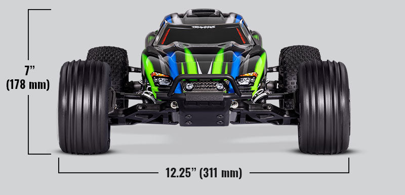 Traxxas Rustler 2WD BL-2s EHD - FREE COMBO DEAL - LIPO 2s & Charger
