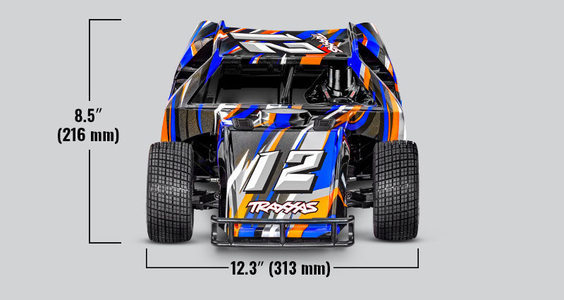Traxxas 104354-74 Slash Mudboss 1/10 RTR TQ BL-2s