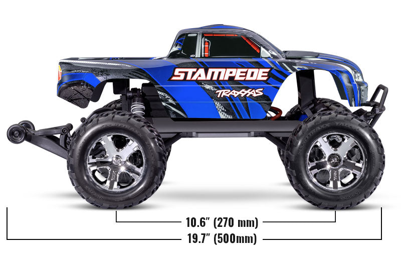 Traxxas 36254-8 Stampede 2WD 1/10 RTR TQ EHD USB-C - With Battery/Charger