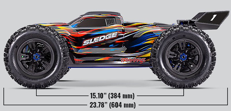 Traxxas 95096-4 Sledge 1/8 Truck 6s Belted