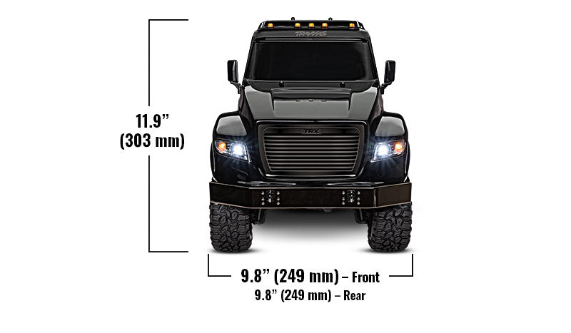 TRX-6 Ultimate RC Hauler 6x6 TQi Black with winch