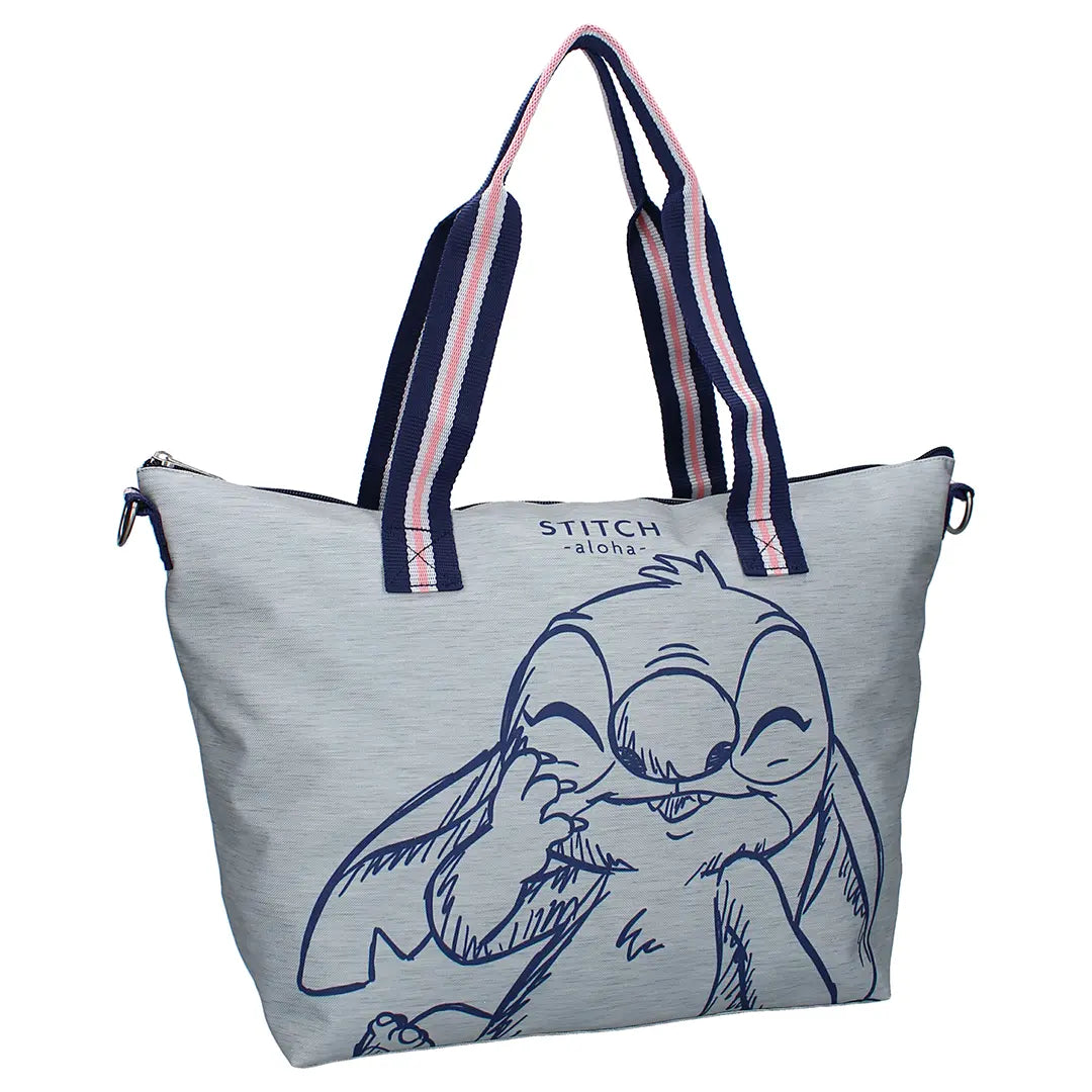Stitch grey shopping bag - Lilo and Stitch