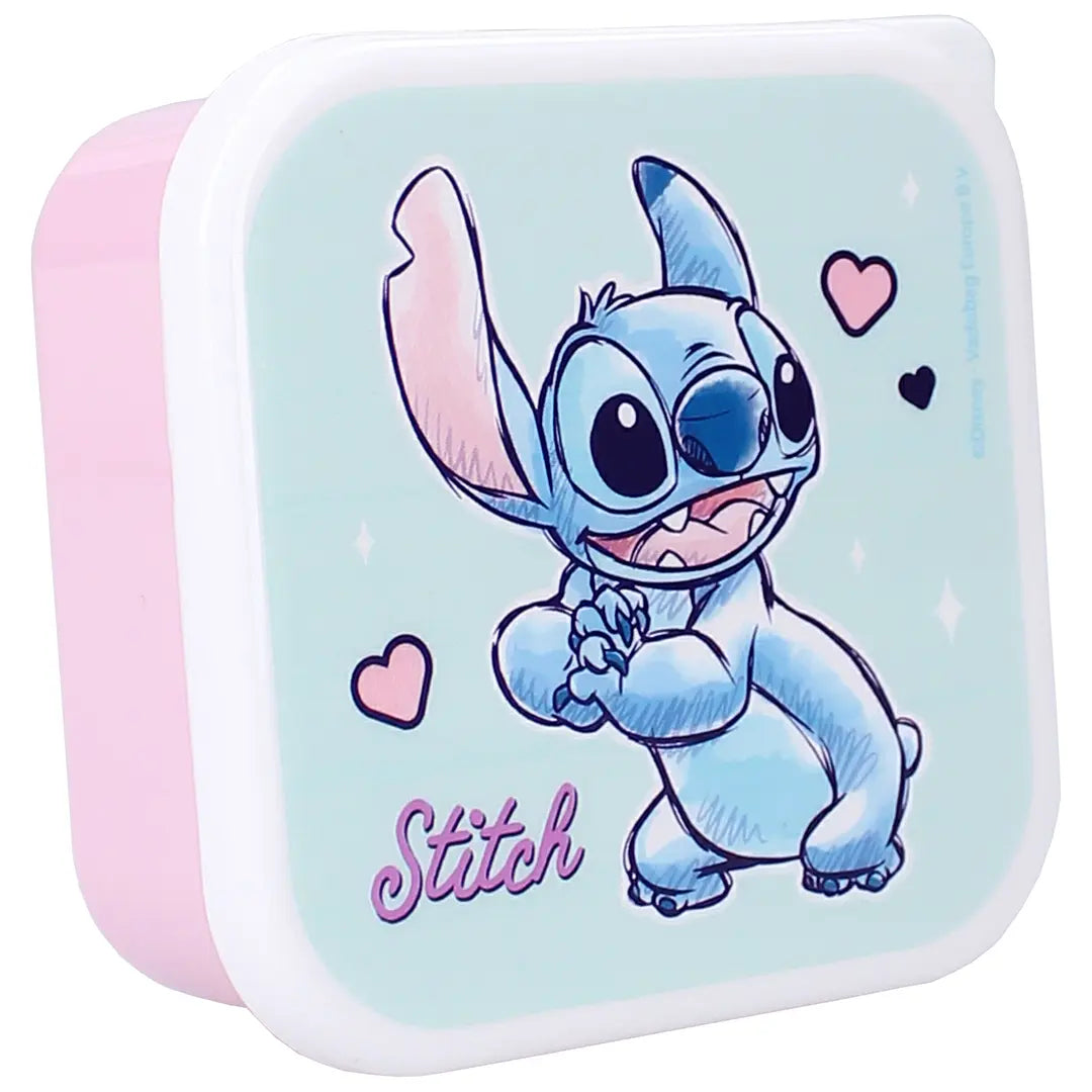 Lunch box (3in1) Stitch and Angel - Lilo and Stitch