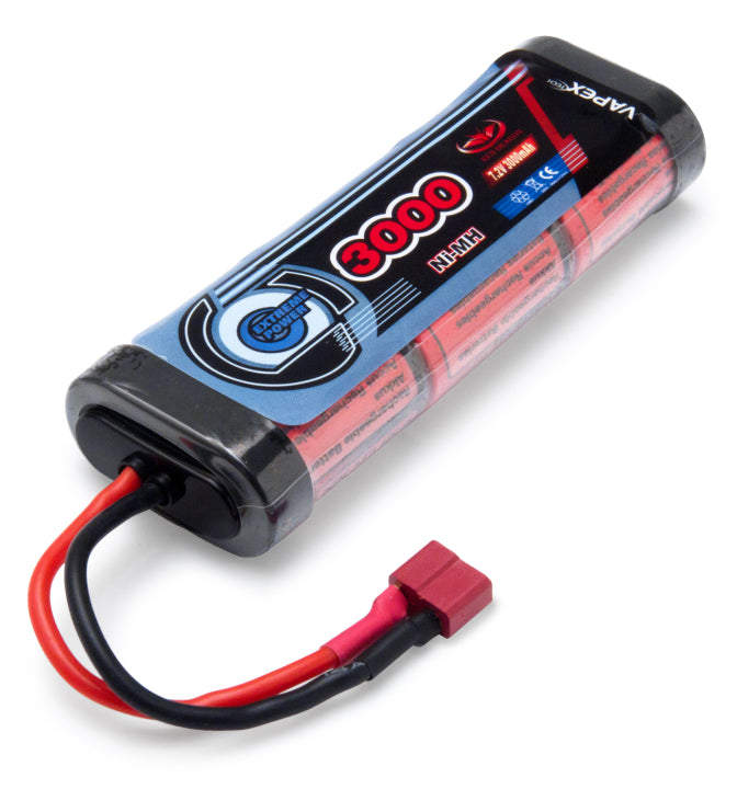 Vapex 6RD3000SC-H6-D2 - NiMH Battery 7,2V 3000mAh T-connector