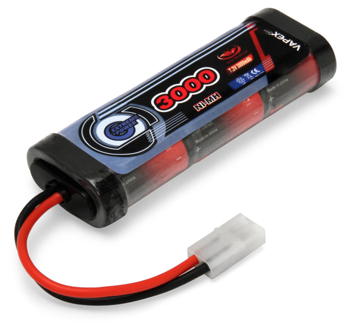 Vapex 6RD3000SC-H6-T1 - NiMH Battery 7,2V 3000mAh Tamiya connector