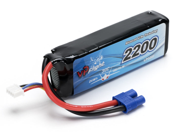 Vapex LP020EC3 - Li-Po Battery 3S 11,1V 2200mAh 30C EC3-Connector