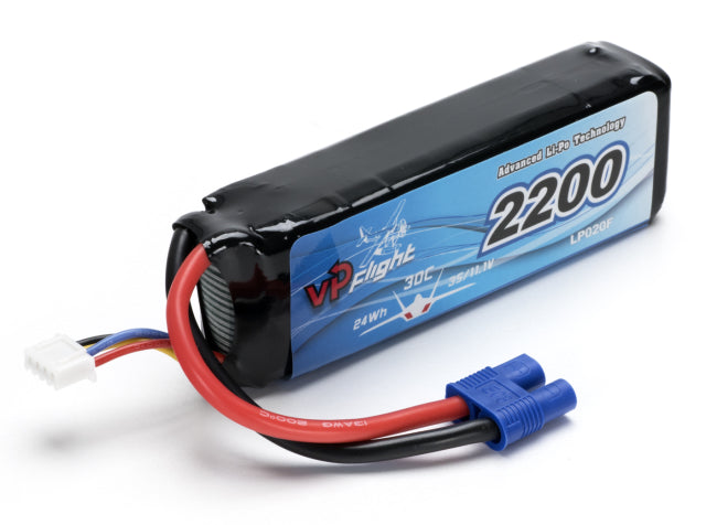 Li-Po Battery 3S 11,1V 2200mAh 30C EC3-Connector