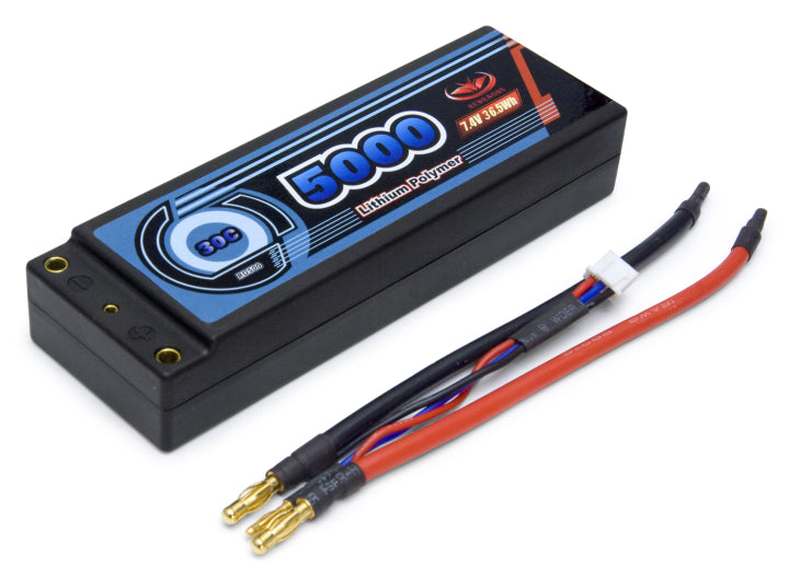 Vapex RD500D2 - Li-Po Battery 2S 7,4V 5000mAh 30C Hard