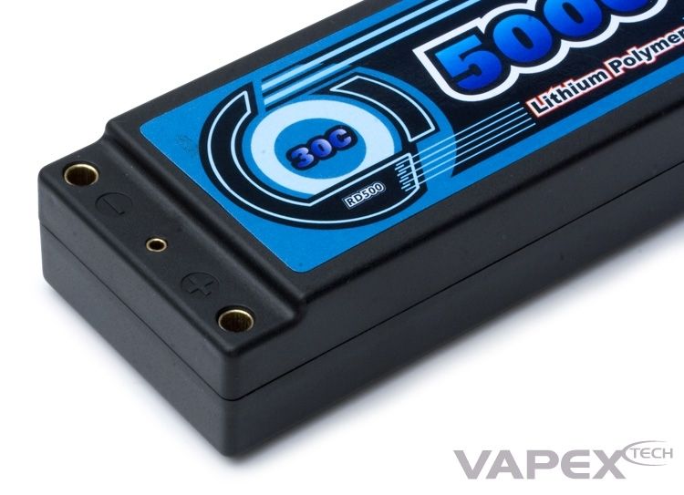 Li-Po Battery 2S 7,4V 5000mAh 30C Hard T-connector*