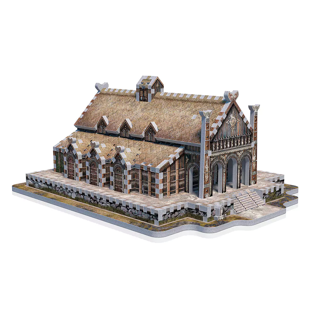 Golden Hall Edoras - The Lord of the Rings - puzzle 3D Wrebbit