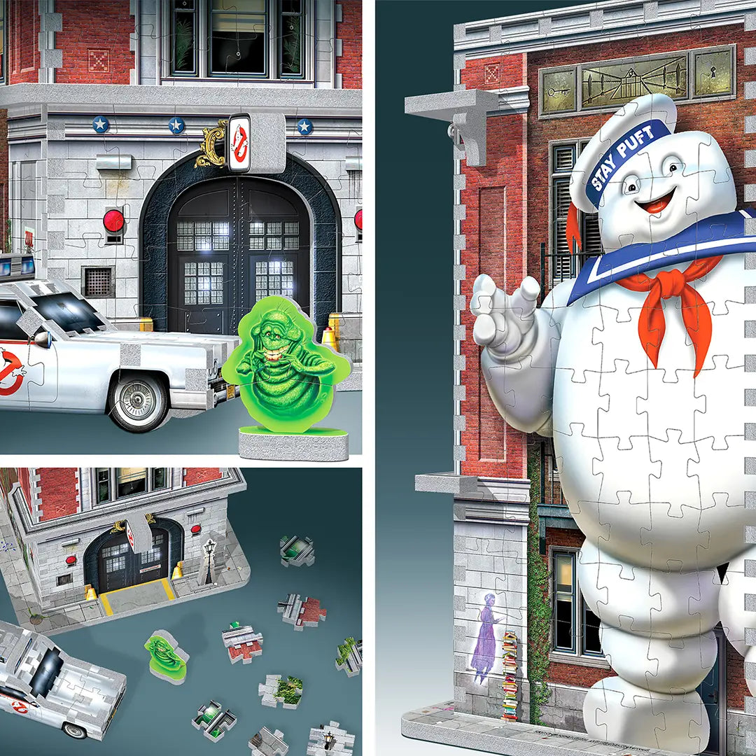 Ghostbusters HQ - puzzle 3D Wrebbit
