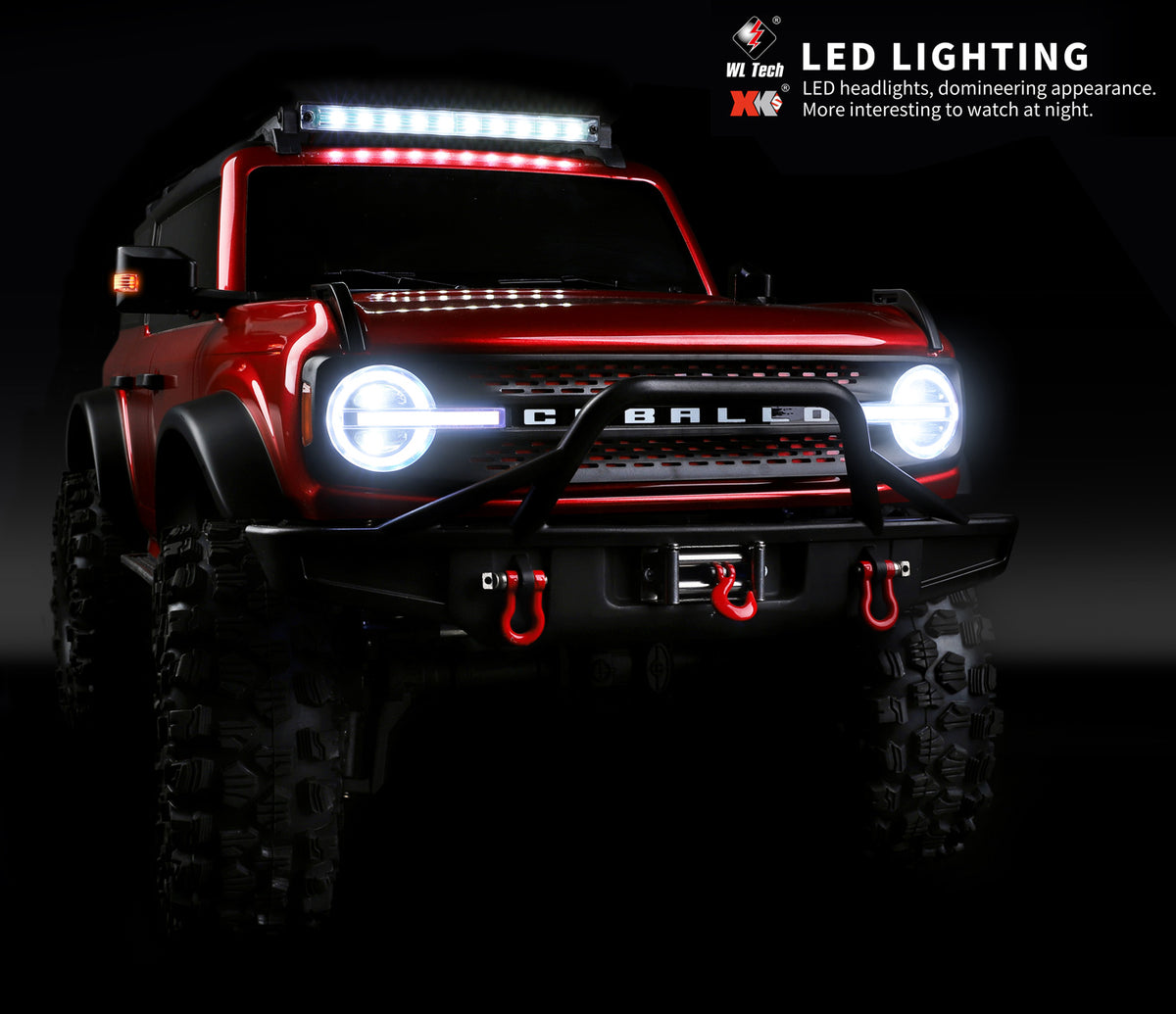 WL 104020 4WD Crawler Truck w. Winch 1/10 RTR Grey