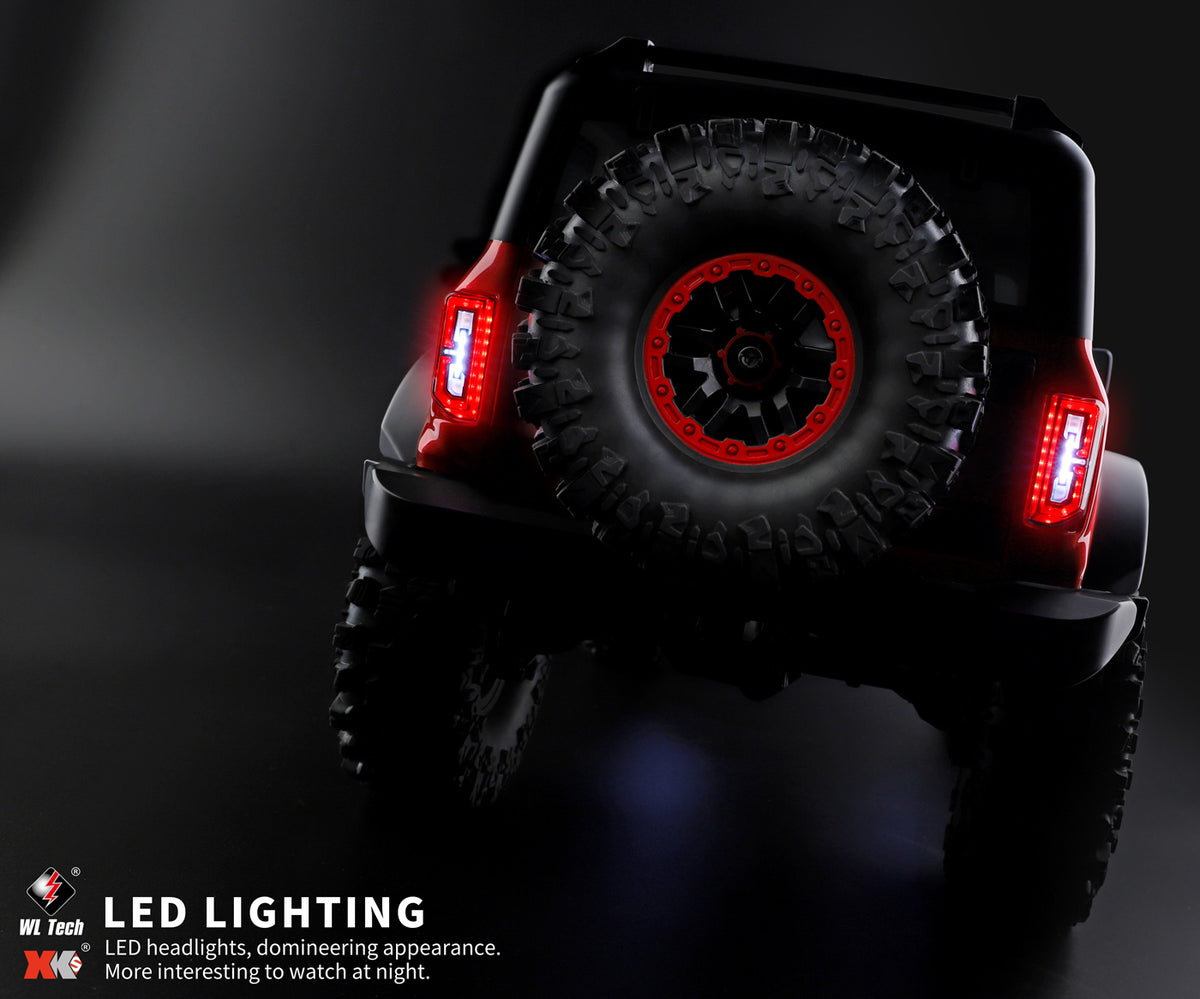 WL 104020 4WD Crawler Truck w. Winch 1/10 RTR Grey