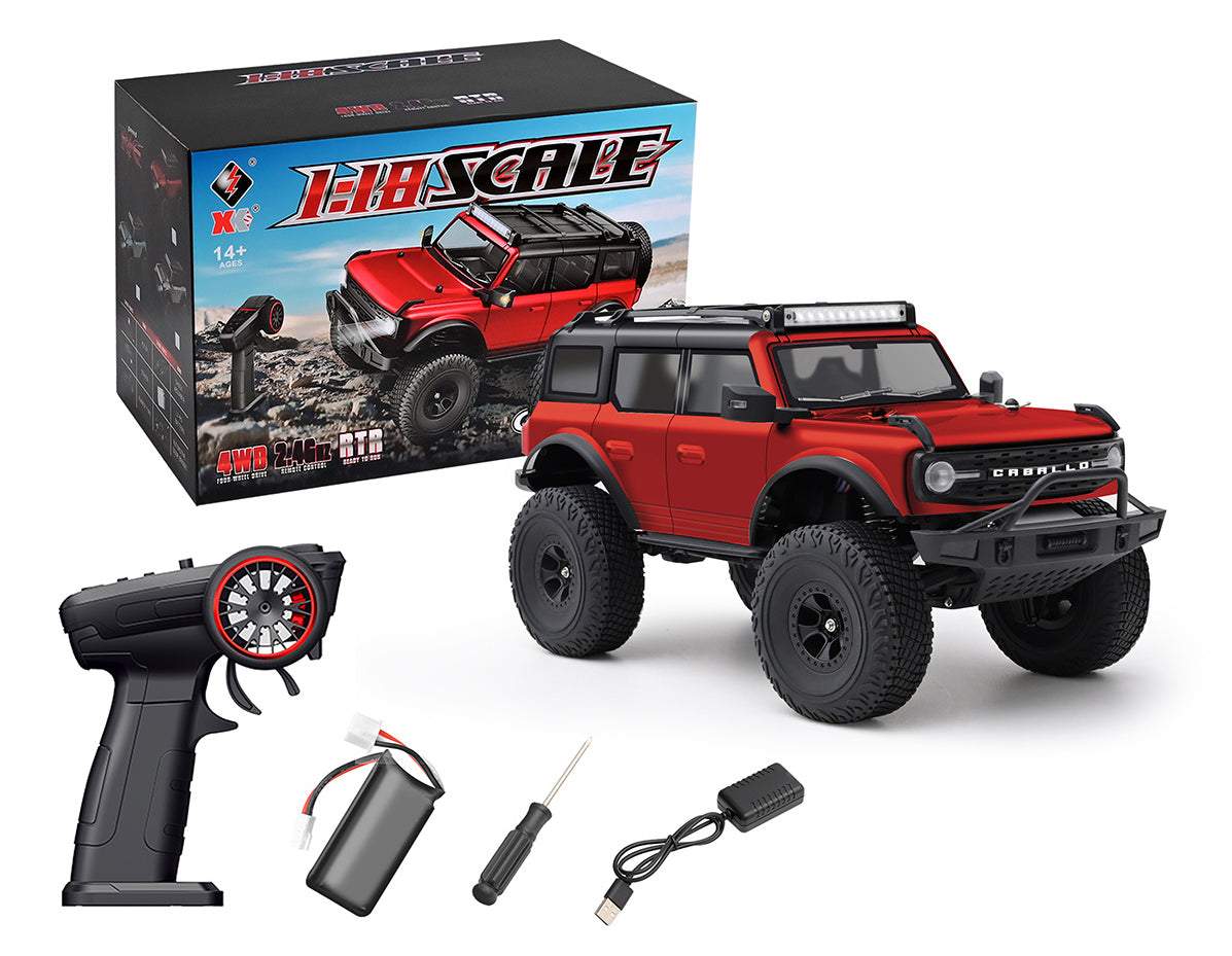 WL 184023 4WD Crawler 1/18 RTR Red