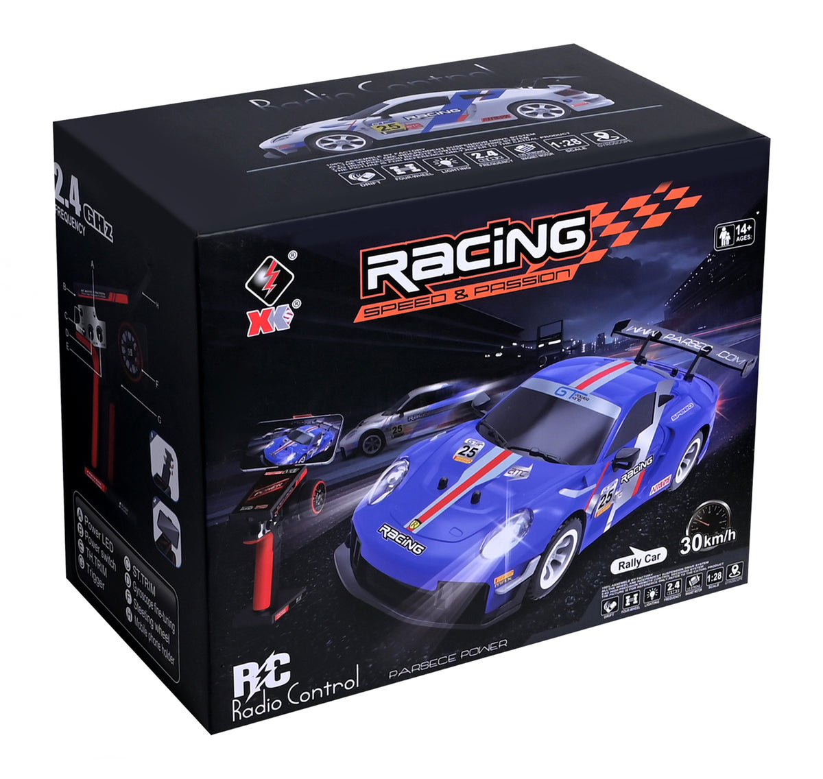 WL 284019-A 4WD Rally Car 1/28 RTR