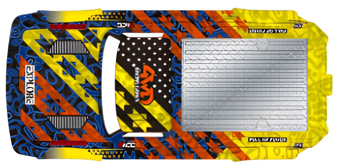 Bodyshell Red/Yellow