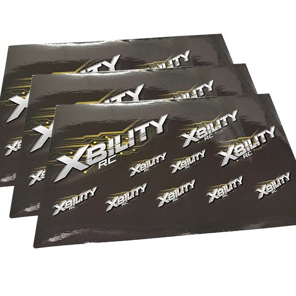 Xbility XB1-081 - Sticker Sheets (3pcs) for 1/28 Mini-Z Bodies