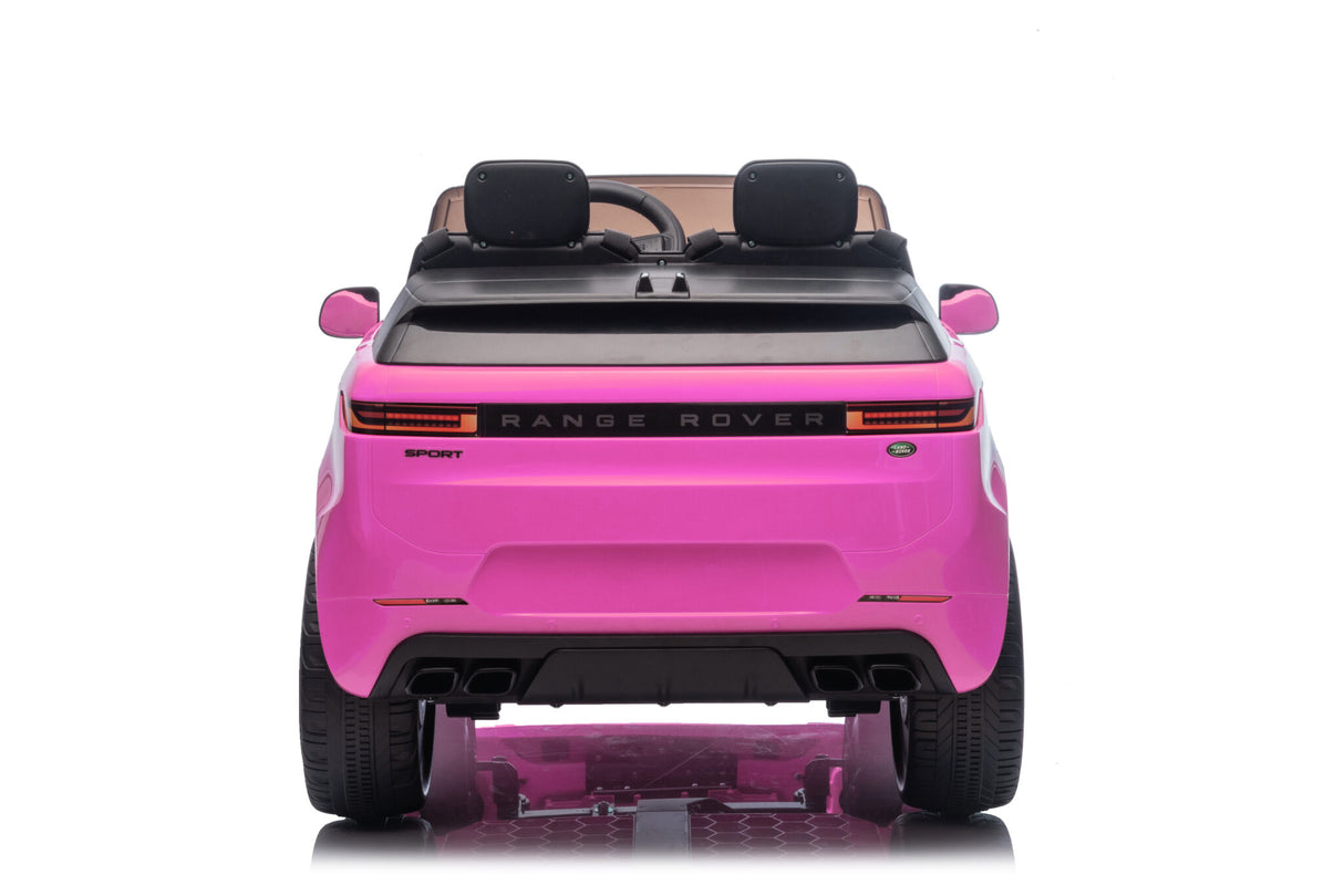 Range Rover Sport 24V elbil för barn – 2 personer, rosa