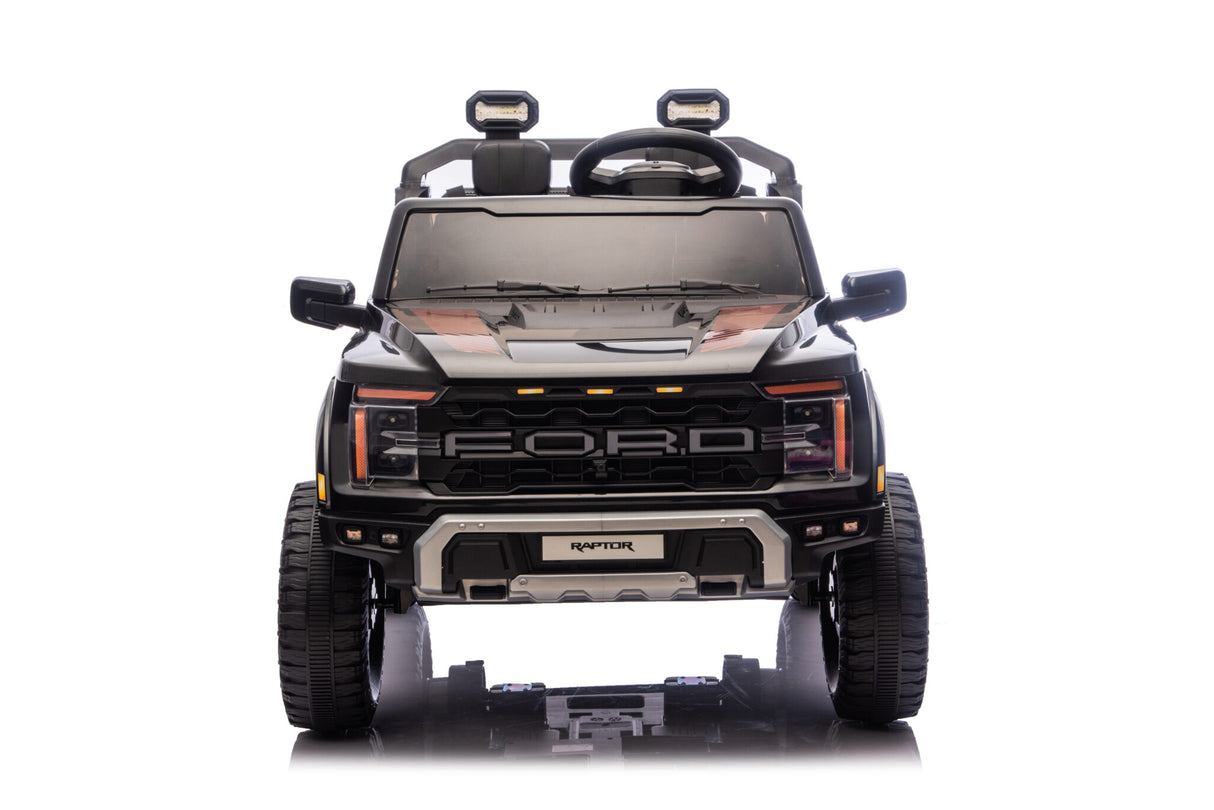 Ford Raptor 24V elbil för barn – 2 personer, svart