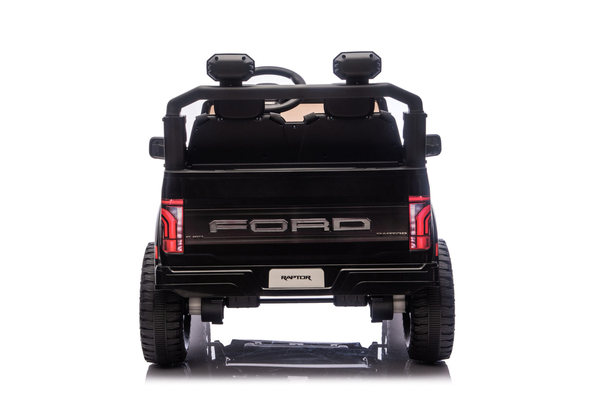 Ford Raptor 24V elbil för barn – 2 personer, svart