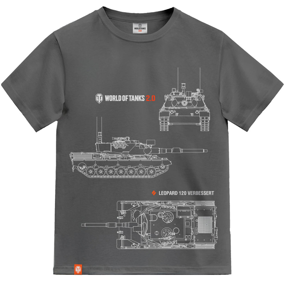 Wargaming, World of Tanks 2.0 Limited Edition T-shirt grey, XXXL