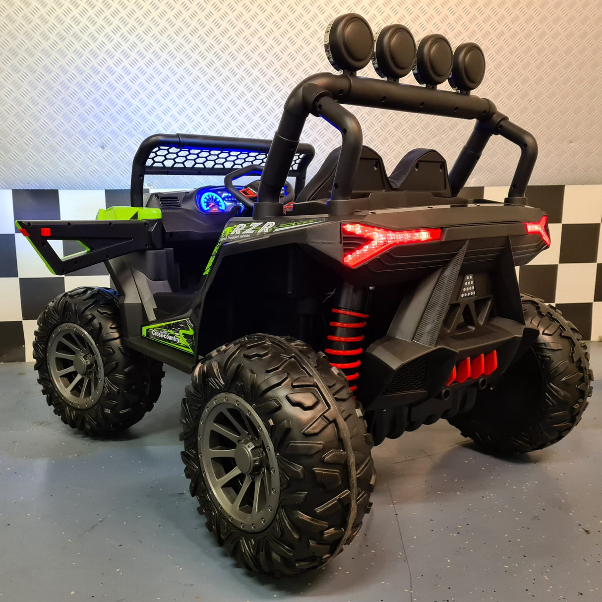 Barnbuggy 12V – 1 person, grön