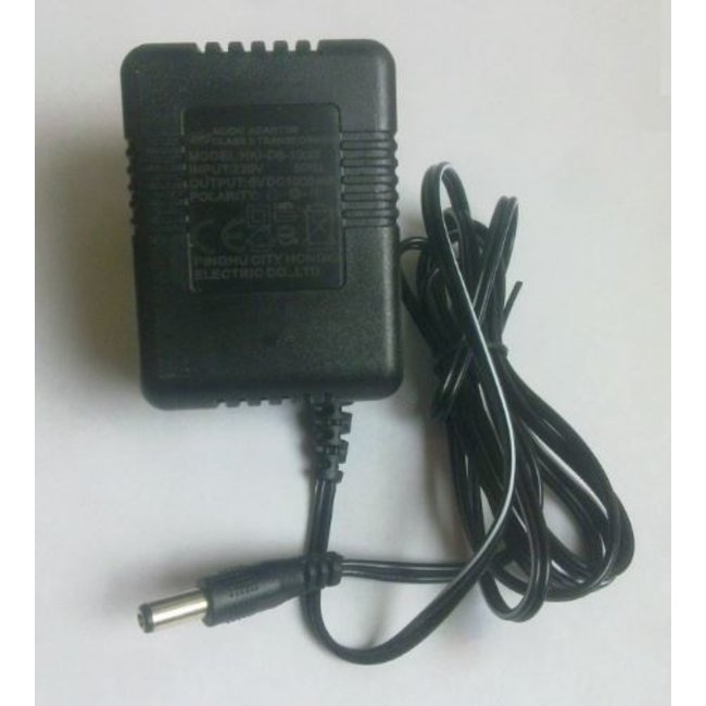 Oplader 6volt 1000ma med rundstik