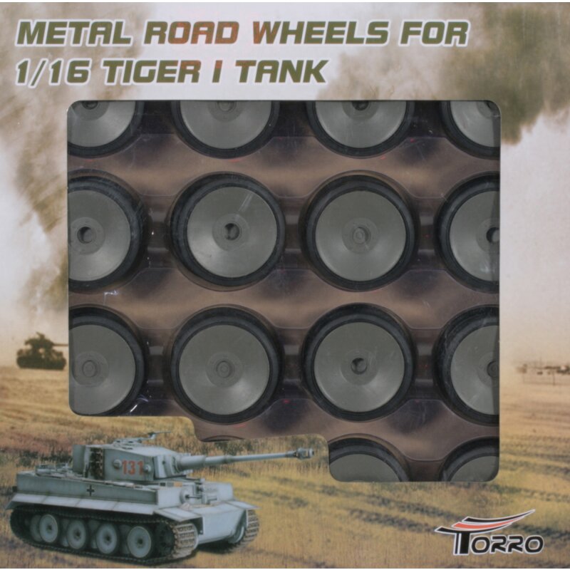 Tiger 1 early alu road wheels set WSN