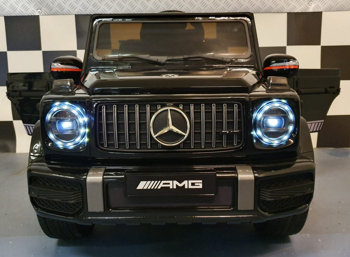 Børnebil Mercedes G63 12V sort 1-personers