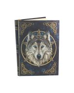 Lisa Parker Guardian of the North Wolf Snowglobe