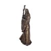 Bronze Wizard Merlin Figurine Arthurian Magic Sorcerer Ornament