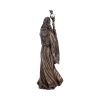 Bronze Wizard Merlin Figurine Arthurian Magic Sorcerer Ornament