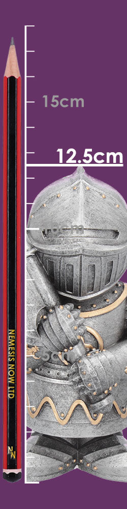 Silver Knight Sir Chopalot Figurine