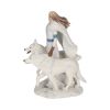 Anne Stokes Winter Guardians Wolf Companion Figurine